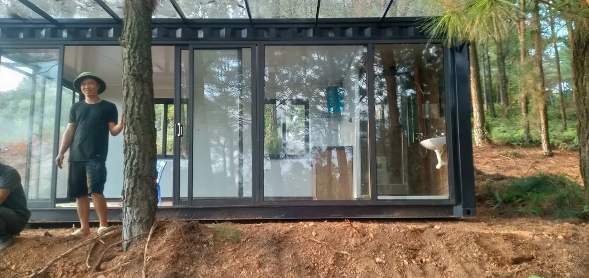 Nhà container đẹp làm homstay