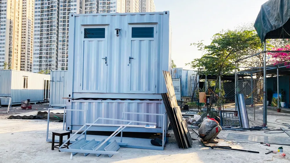 Nhà vệ sinh container 2 phòng